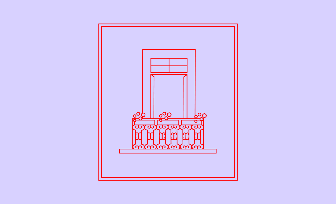 image of balconies illustration