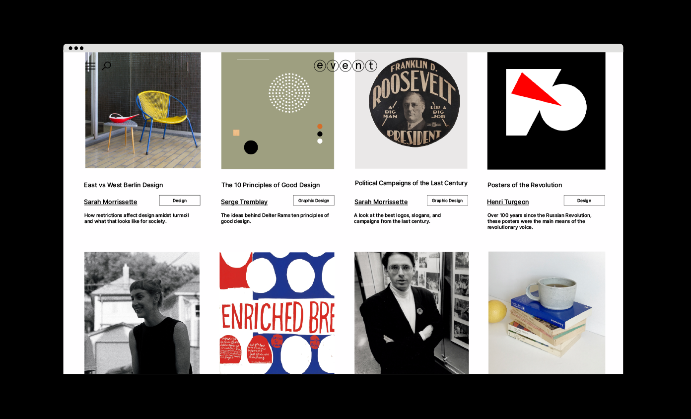 iamge of website dropdown