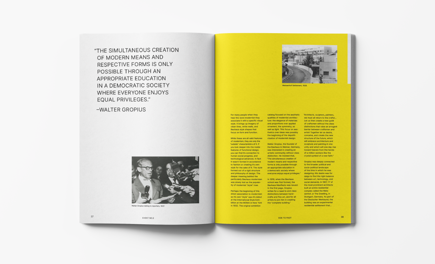 image of magazine spread