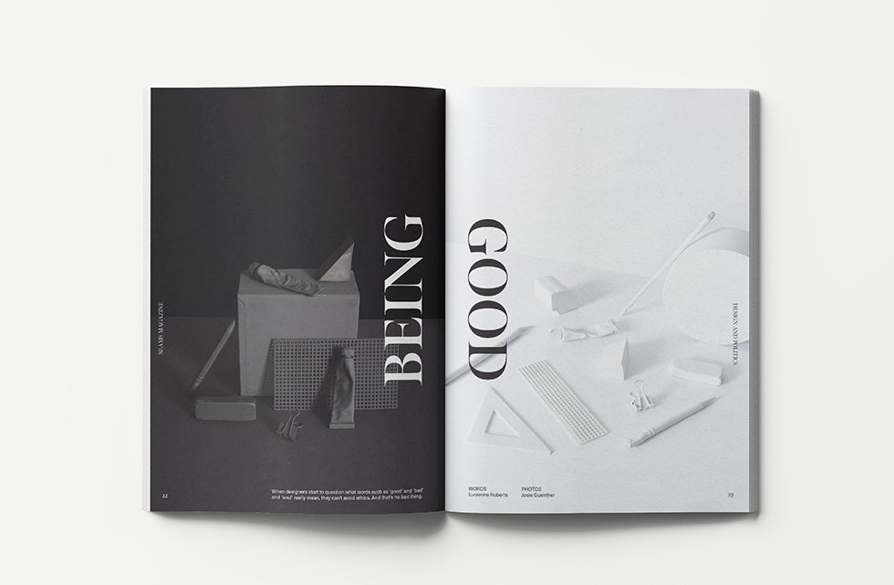 image of magazine spread